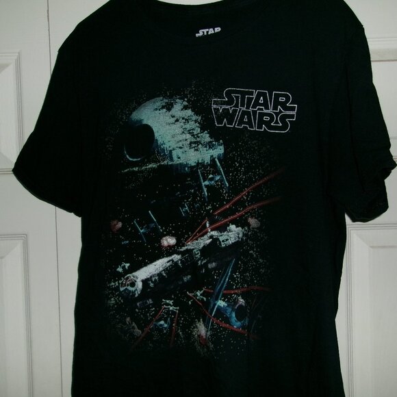 Vintage Lucas Arts Star Wars Graphic T Shirt Mens Size L - Picture 2 of 4